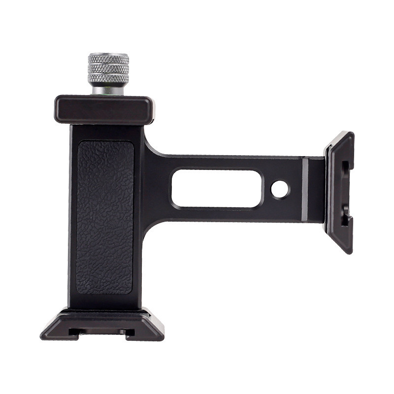 MOSHUSO Phone Tripod Mount with Arca-style Plate, Dual Cold Shoe, 1/4" Threaded Hole