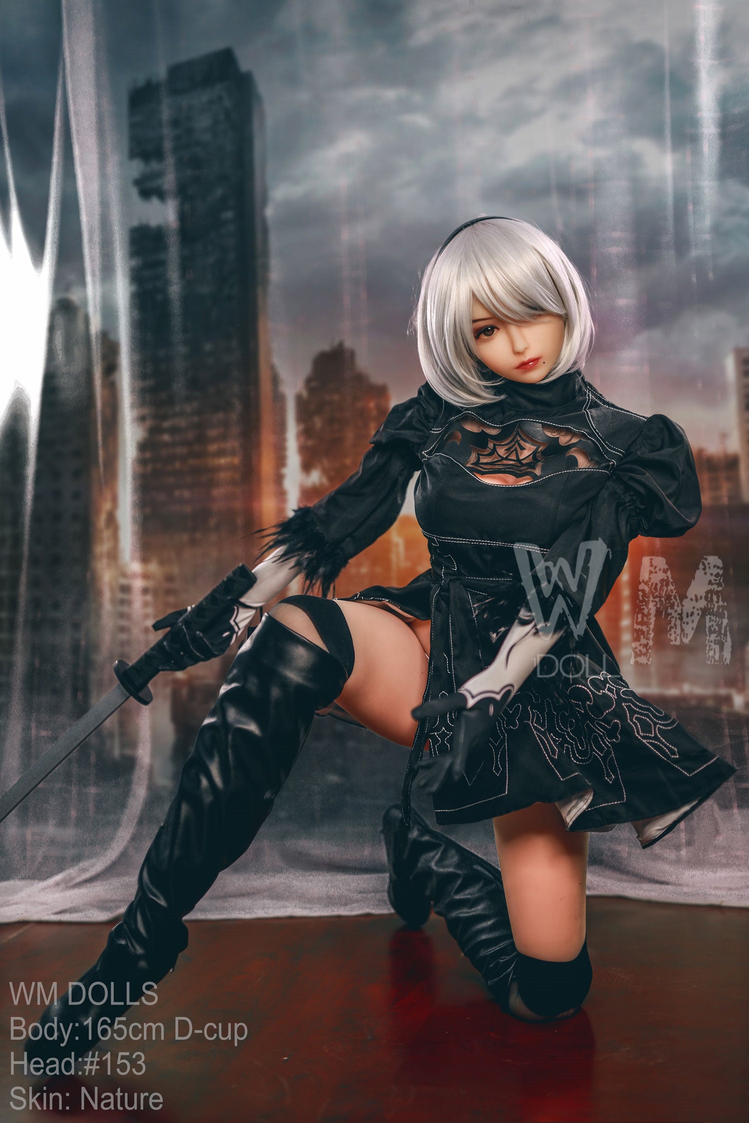 WM | 2B Anime 5ft 5/ 165cm D Cup Cosplay Sex Doll-SexDollCenter