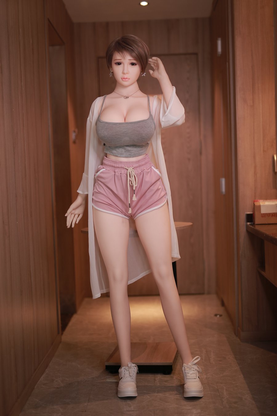 Gaby - Lifelike Big Breast Real TPE Silicone Sex Doll (5ft 6)-SexDollCenter