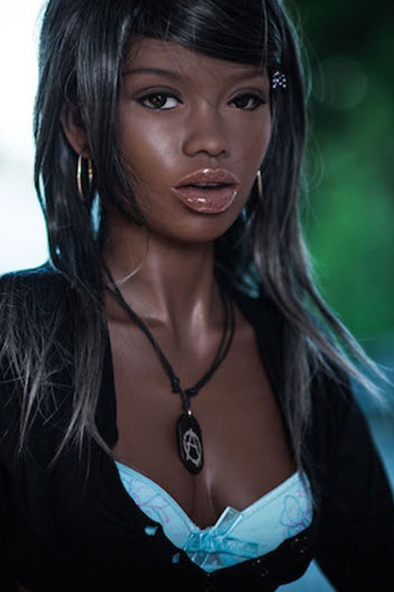 5ft 6(168cm) Ultra Realistic TPE Sex Doll With Black Skin-Luisa (In Stock US)