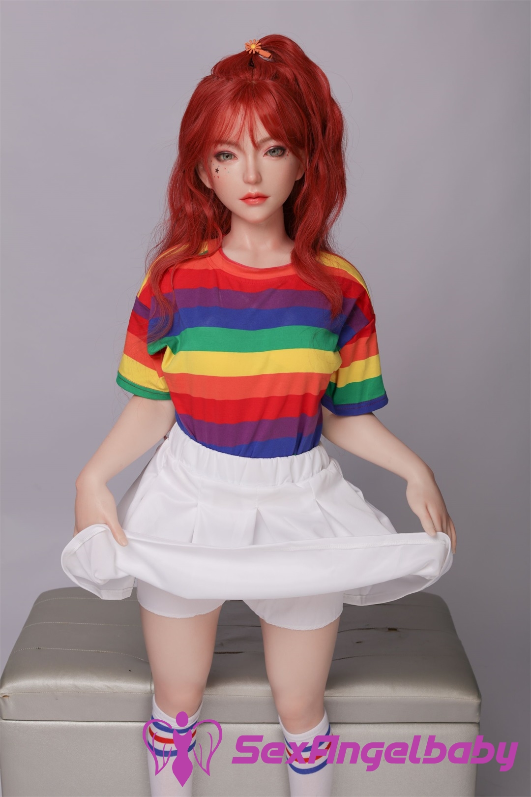 130cm (4ft2) Silicone doll A Cup-Poppy