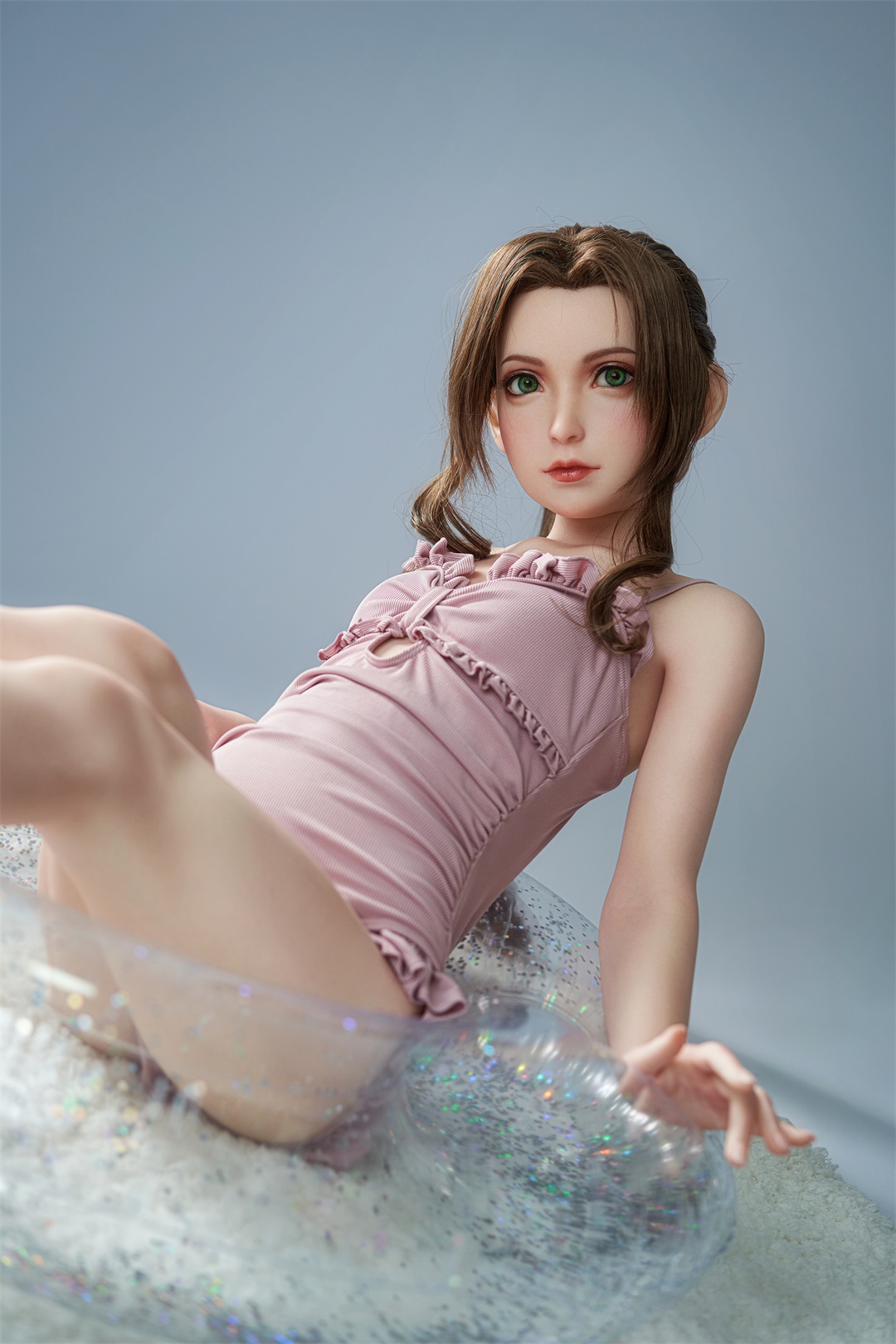 4ft 7/142cm Anime Silicone Head Realistic Sex Doll-Aerith