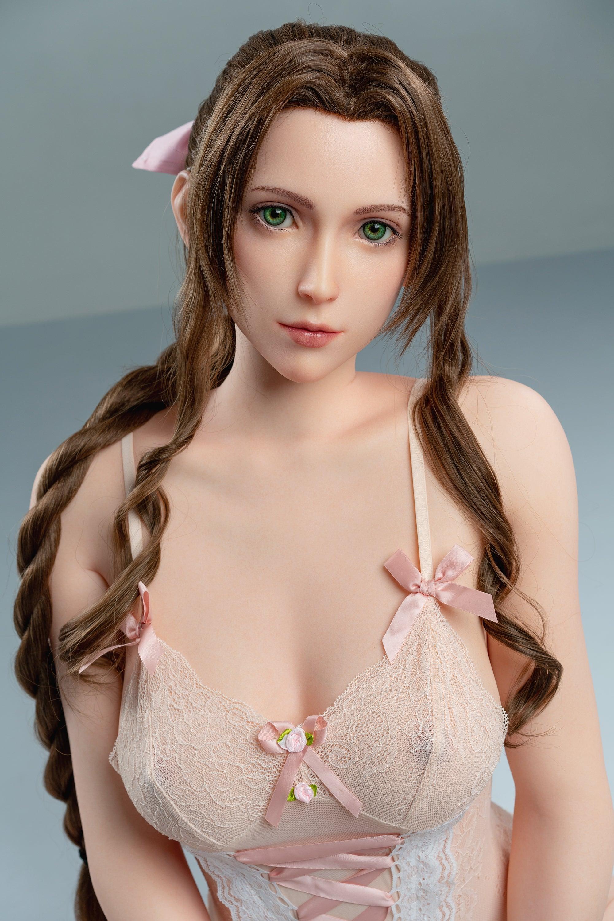 Game Lady 5ft 6 168cm Asian Style Realistic Sex Doll Aerith