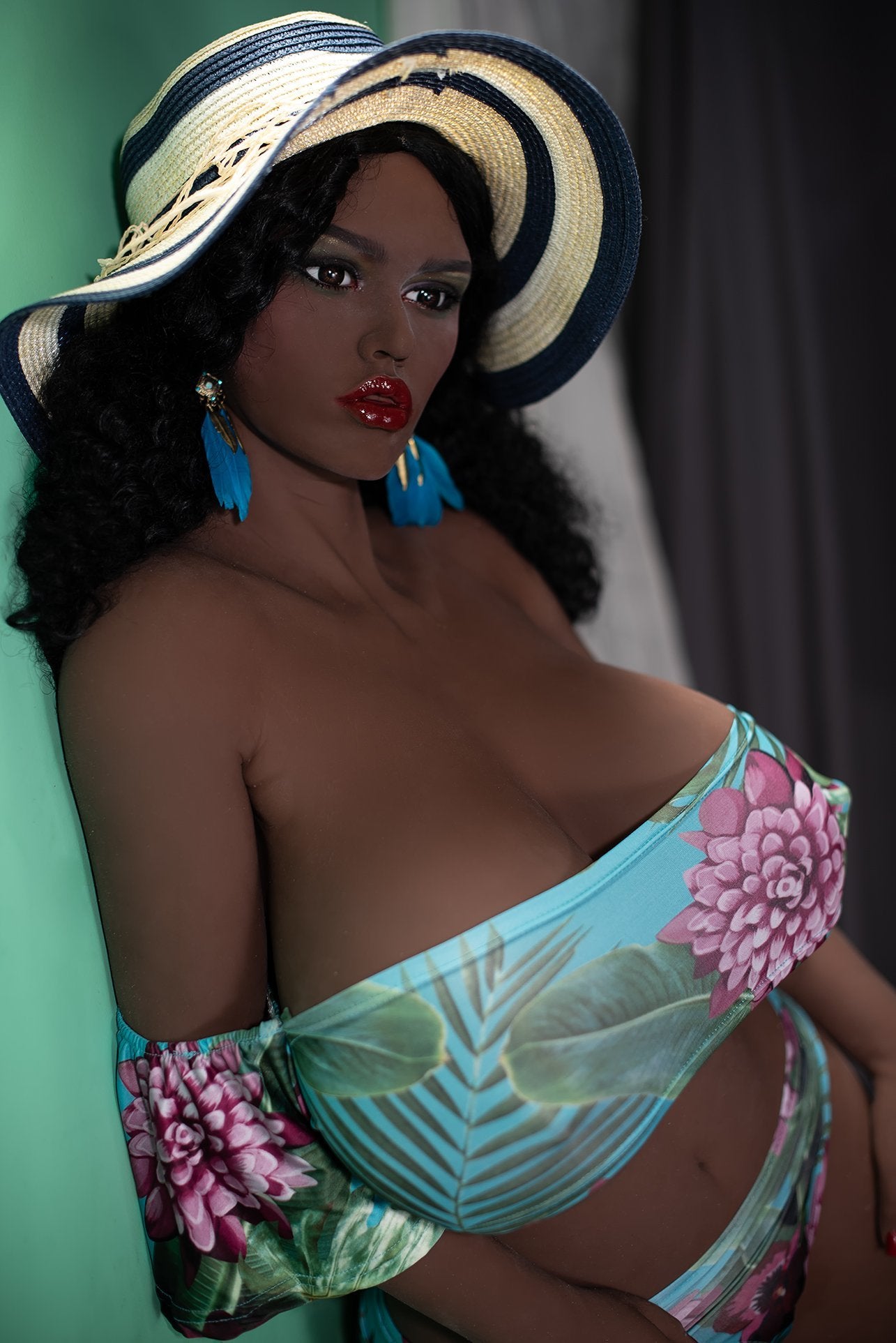 5ft5(165cm) Huge breast TPE Latina BBW Sex Doll - Eleanor-SexDollBabe