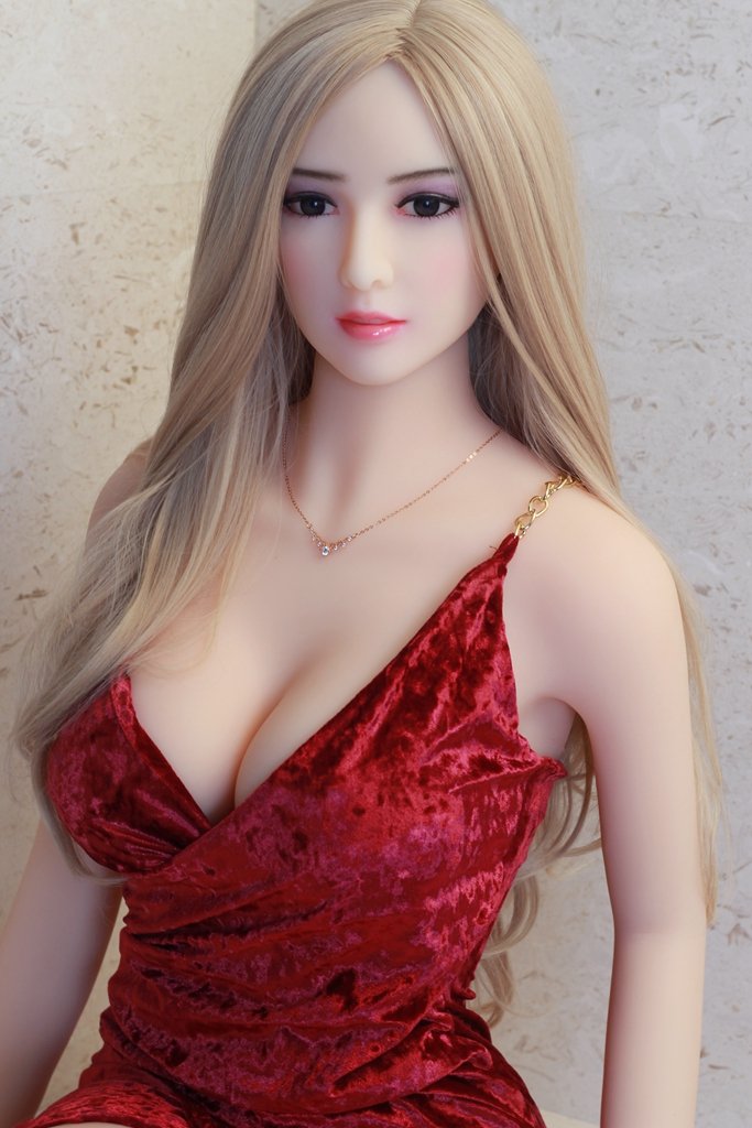 5ft5 (165cm)  Top Quality Sweet Sex Doll with Golden Hair - Isabela-SexDollBabe