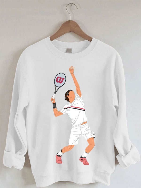 Women's Tennis Legend Thanks For All The Countless Memories Print Sweatshirt