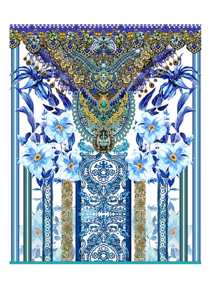 Bowknot Tie-shoulder One Piece Swimsuit