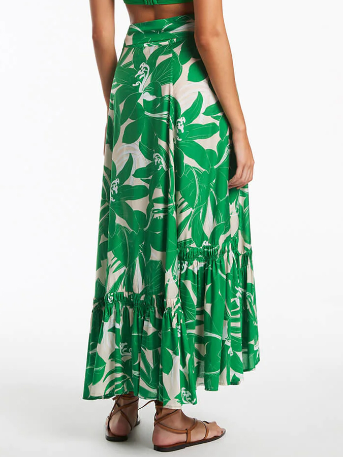Floral Print One Piece Swimsuit And Cover up