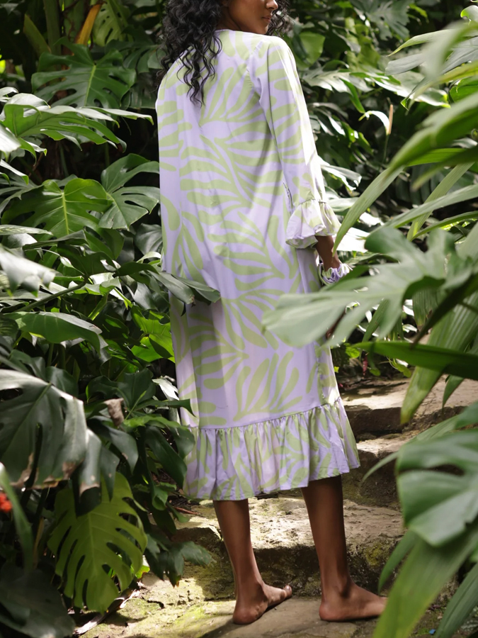Vacation Printed Belts One-Piece Swimsuits And Cover Up Beach Kimonos