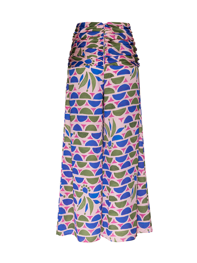 Colorblock Print Swimsuit and Pants