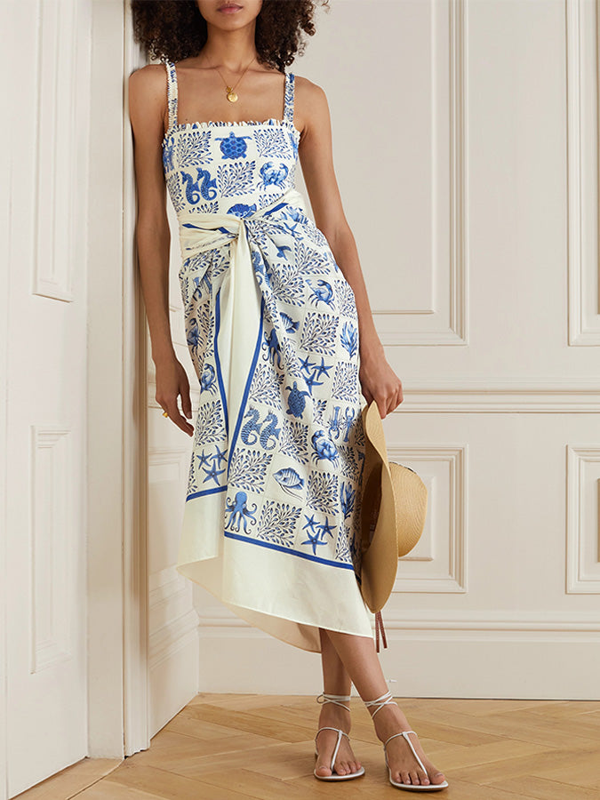 Vintage Fashion One Piece Swimsuit