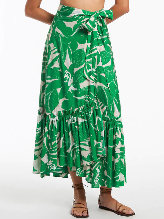 Floral Print One Piece Swimsuit And Cover up