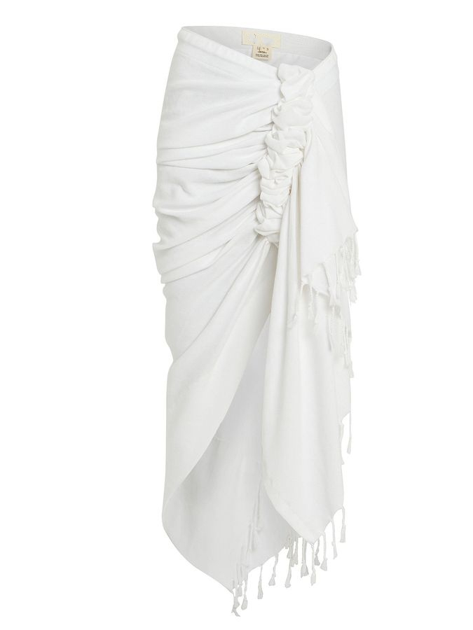 Solid Color One-Shoulder Ruffled One-piece Swimsuit