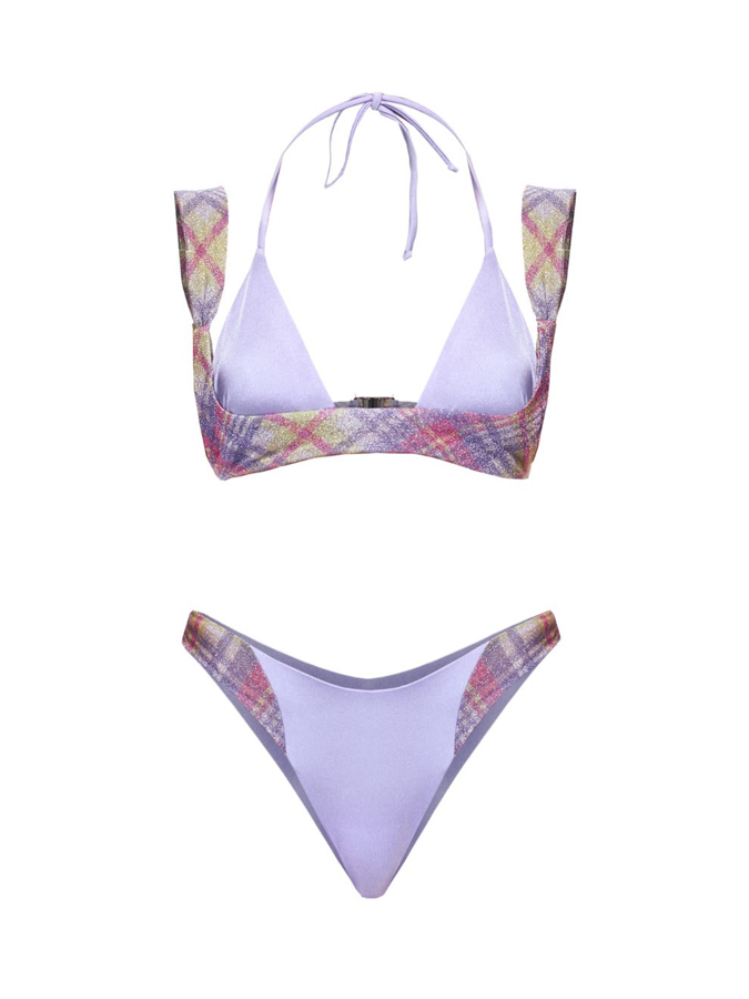 Vintage Patchwork One-Piece Swimsuit And Cover Up