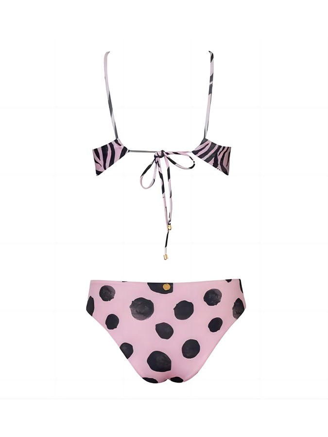Zebra print one piece swimsuits and skirts