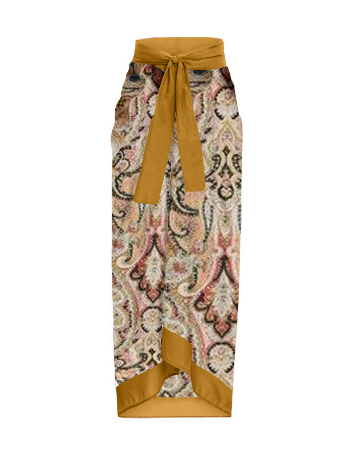 Fungus Print Panel One-Piece Swimsuit