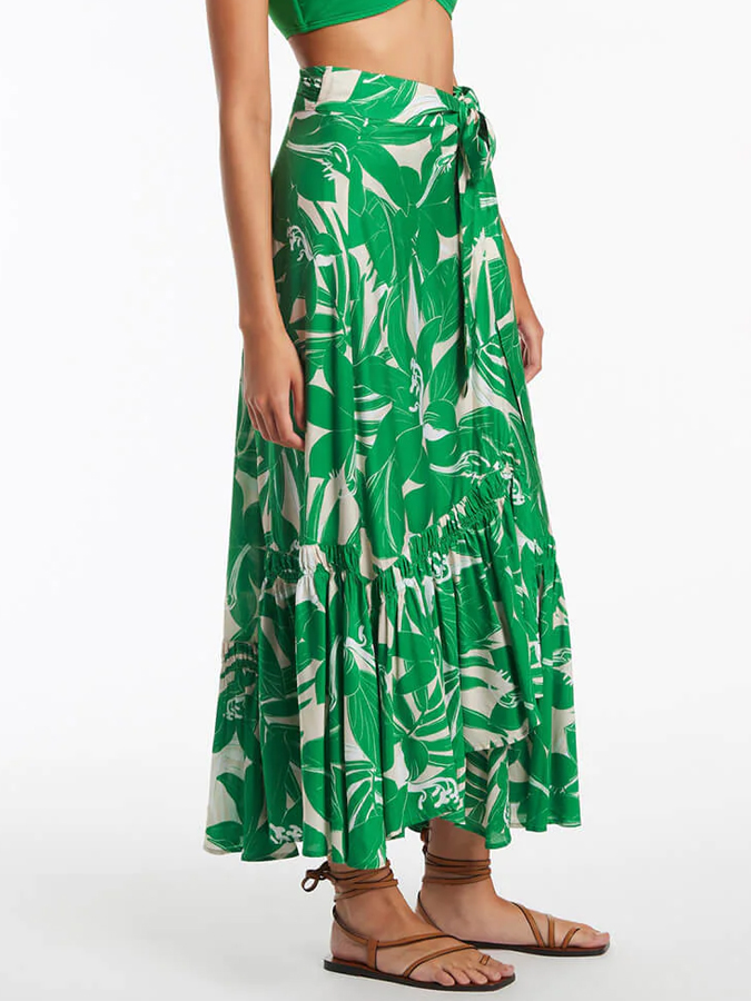 Floral Print One Piece Swimsuit And Cover up