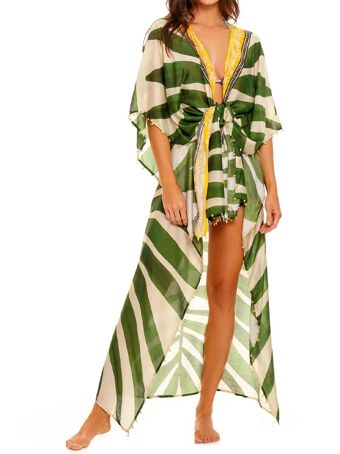 Trendy Paneled Print One-Piece Swimsuit