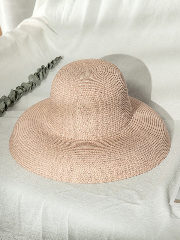Solid Color Breathable Foldable Adjustable Outdoor Sun Hat