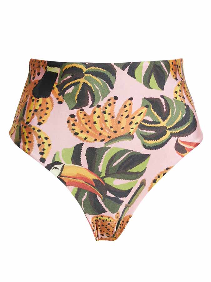 Fashion Colorblock Print Swimsuit Set