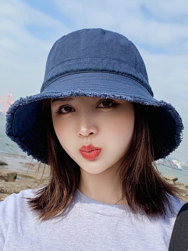 Leisure Solid Bucket Hat