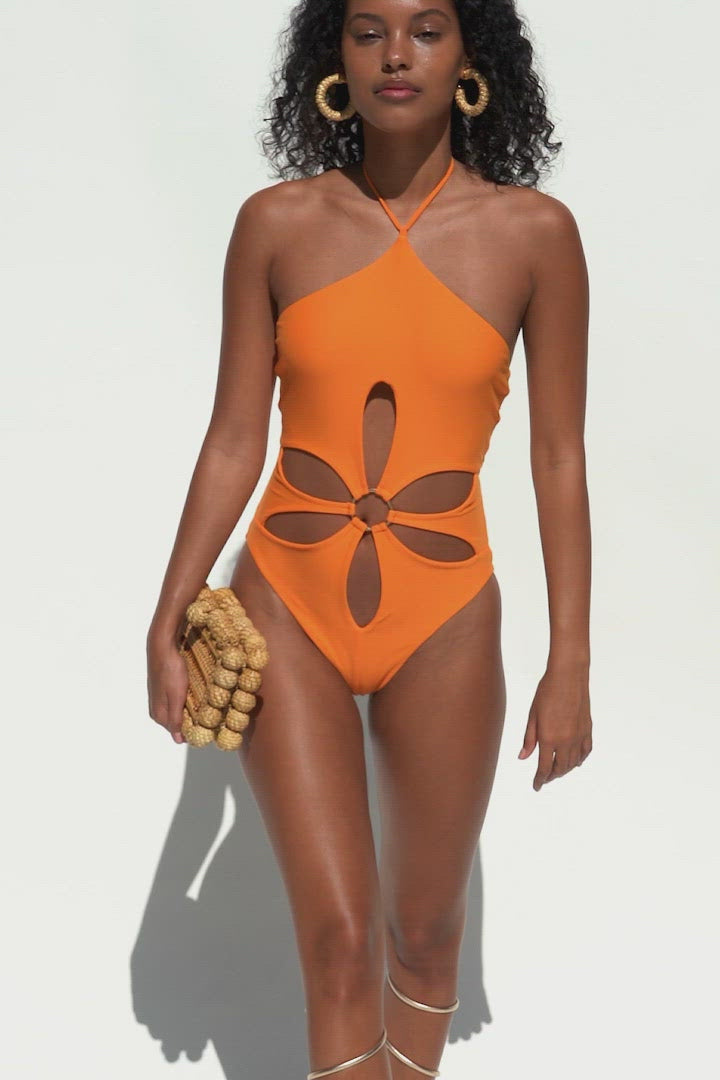 Cutout One-Piece Swimsuit