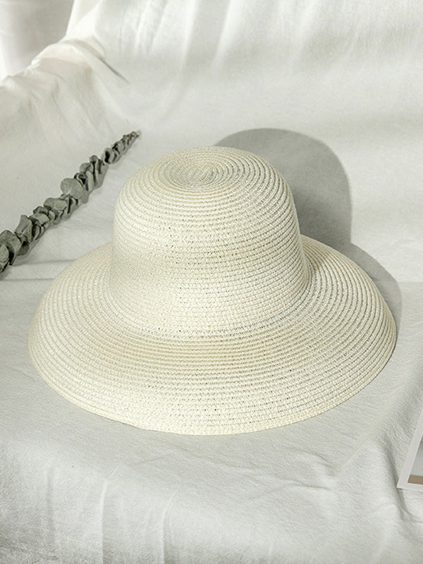 Solid Color Breathable Foldable Adjustable Outdoor Sun Hat