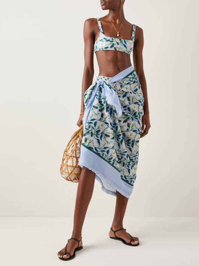 Fashion Split Swimsuit Set