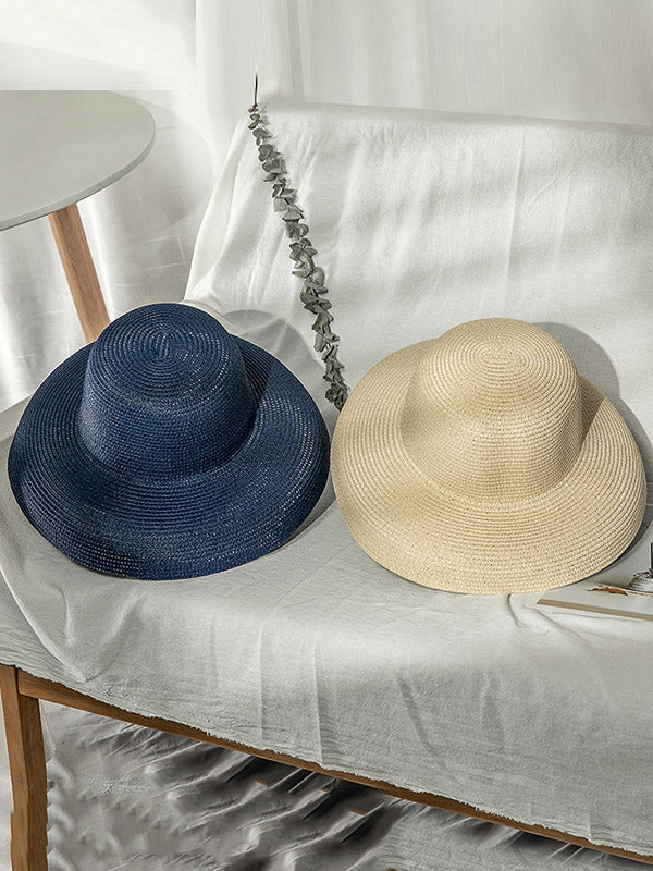 Solid Color Breathable Foldable Adjustable Outdoor Sun Hat