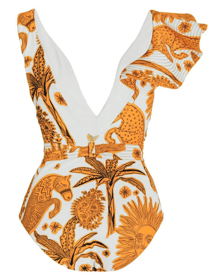 [Copy]Fashion Print Swimsuit Set