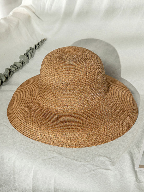 Solid Color Breathable Foldable Adjustable Outdoor Sun Hat