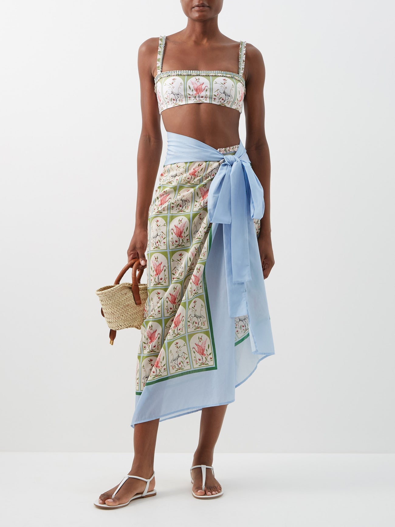 Simple Print Bikini Fashion Swimsuit