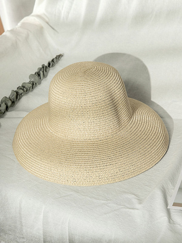 Solid Color Breathable Foldable Adjustable Outdoor Sun Hat