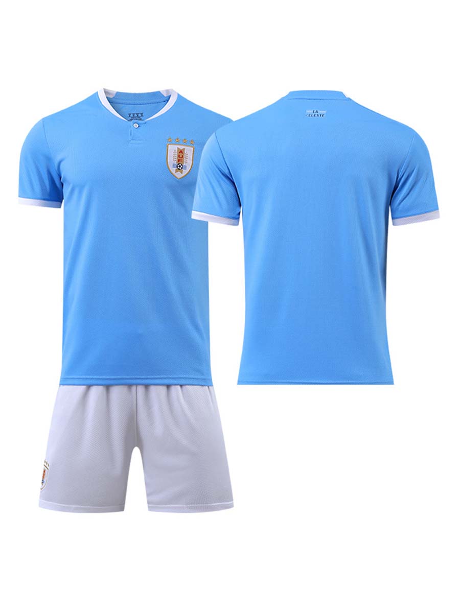 Uruguay Football Short Sleeve T-Shirt and Short Sets