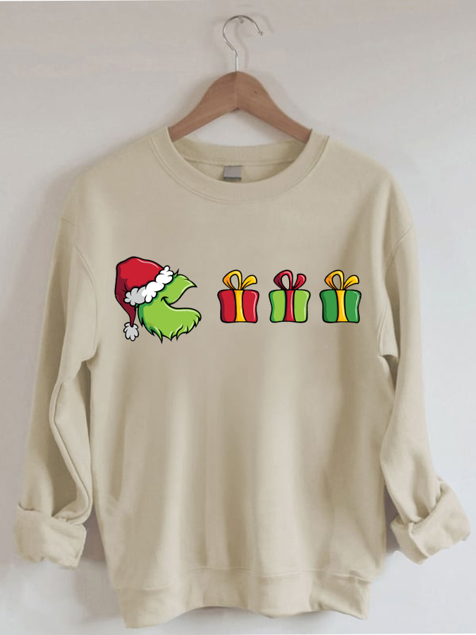 Grinch Snake V2 Casual Christmas Sweatshirt