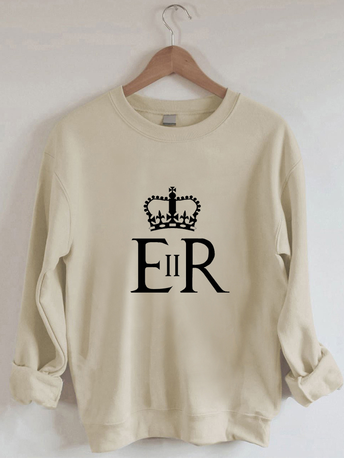 Queen Elizabeth II - Casual Round Neck Sweatshirt