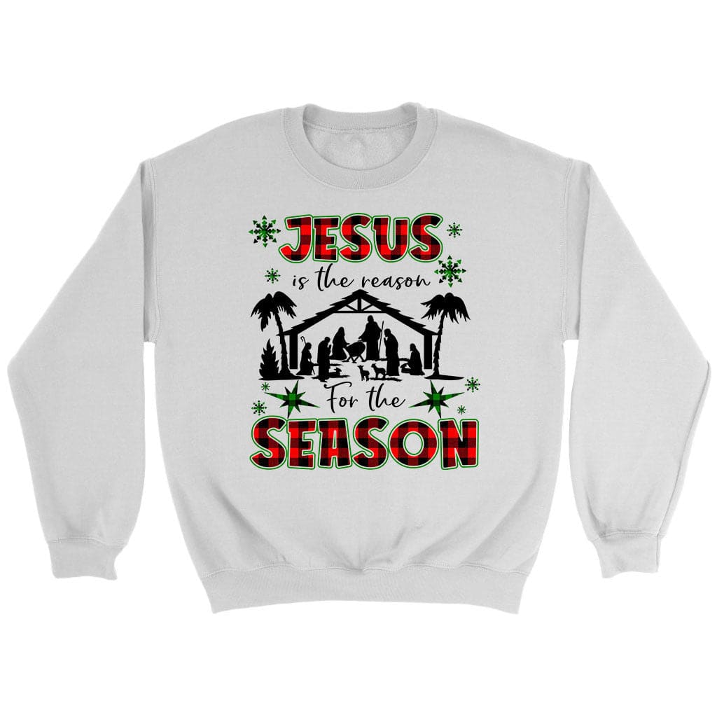 Jesus is the reason for the season sweatshirt, Christian Christmas sweatshirts