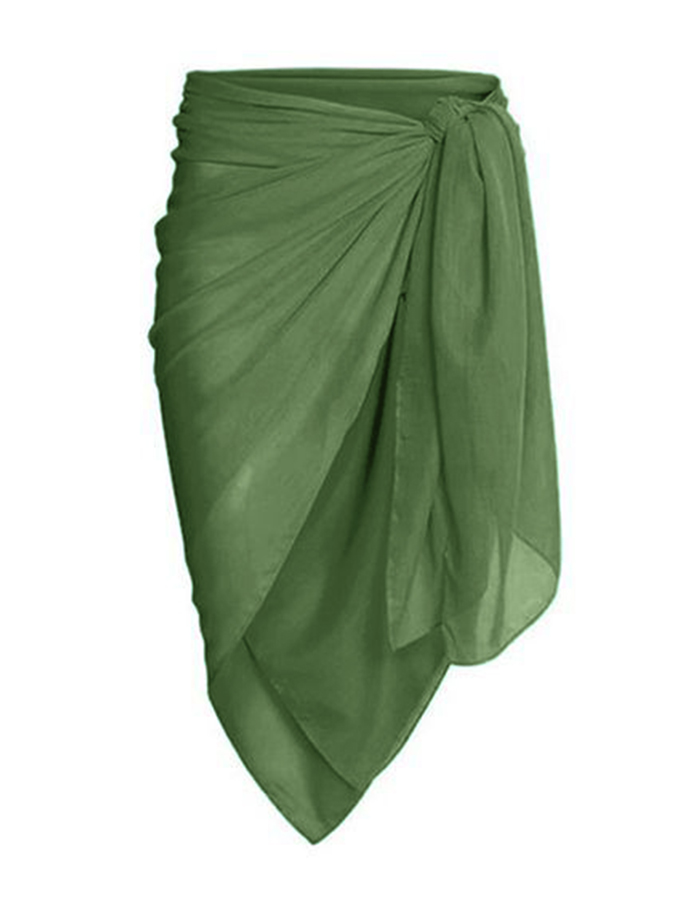 Vintage Deep V Print One Piece Swimsuit Set