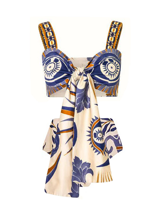 Fashion Bikini Lace-Up Swimsuit