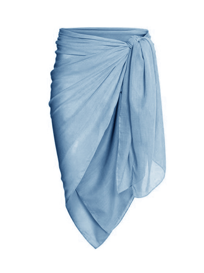 Fashion One Shoulder Abstract Print Swimsuit Set