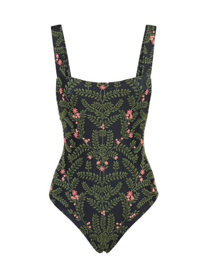Fashion Print One Piece Swimsuit