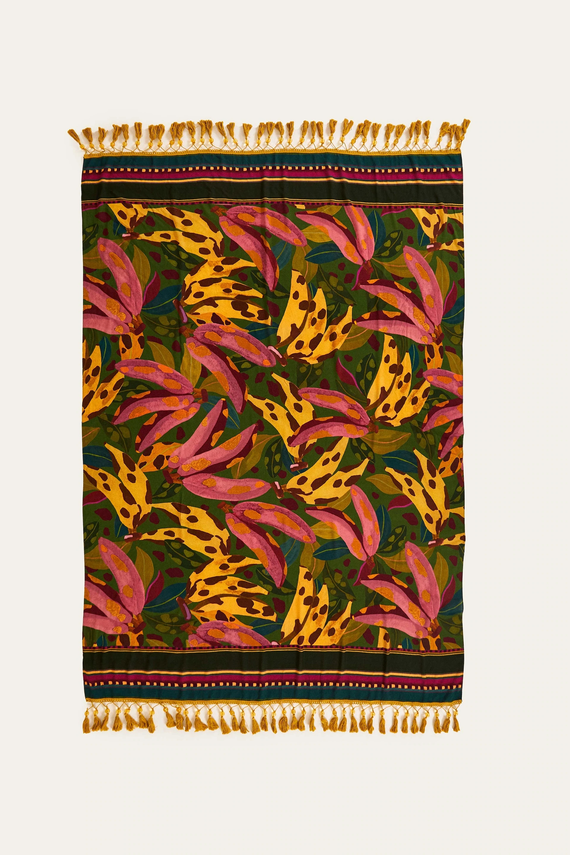 Cow Print Bananas Beach Cover up