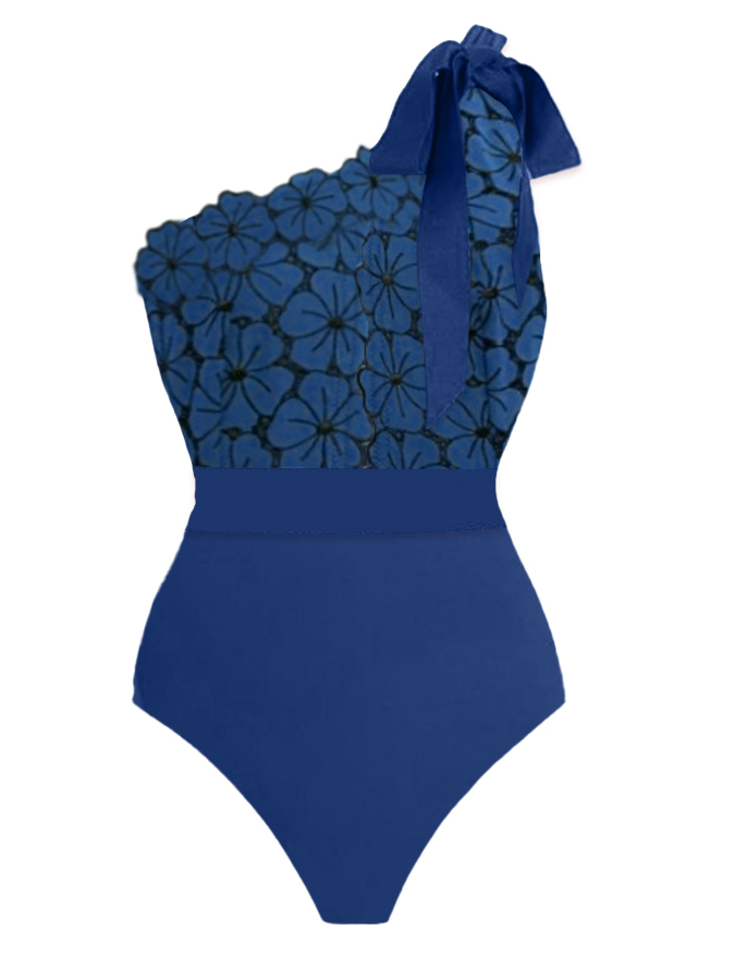 Petal Lace One-Piece Swimsuit