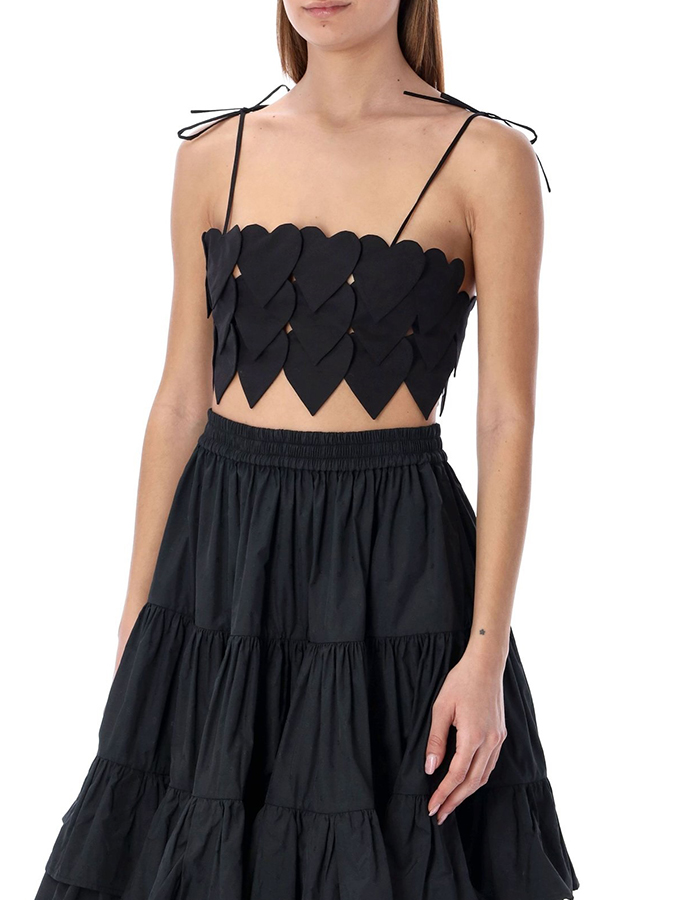 Fashion Solid Color Peach Heart Design Bikini Set