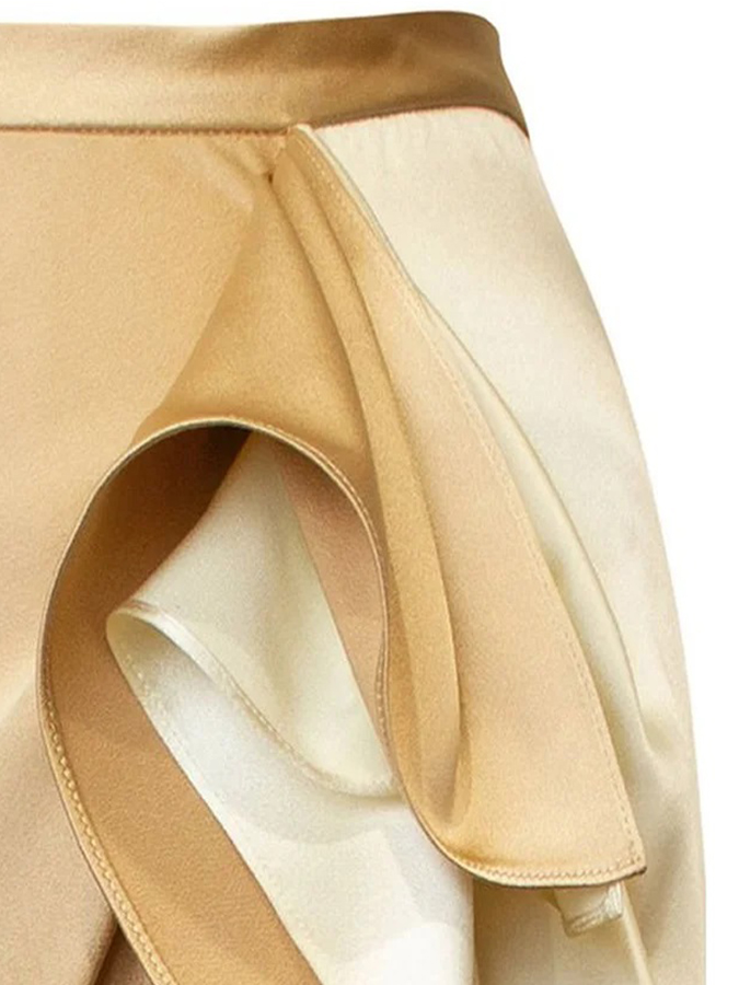 Ruffle Printed One Piece Swimsuit and Skirt