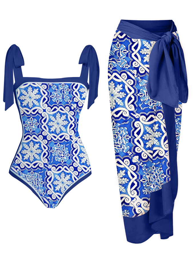 Printed Fashion One Piece Swimsuit