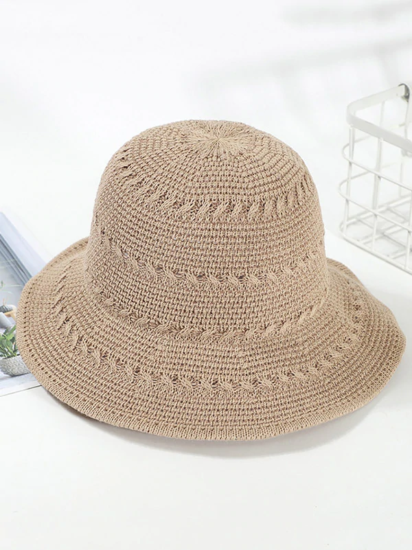 Leisure Solid Sun-Protection Dome Hat