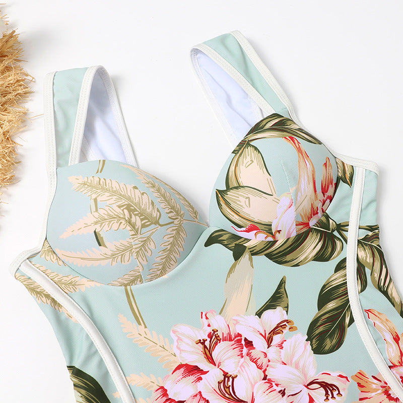 Retro Sexy One Piece Swimsuit