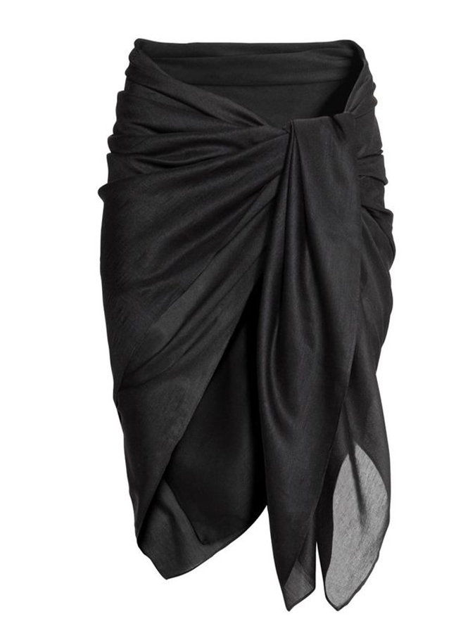 Ruffle Printed One Piece Swimsuit and Skirt