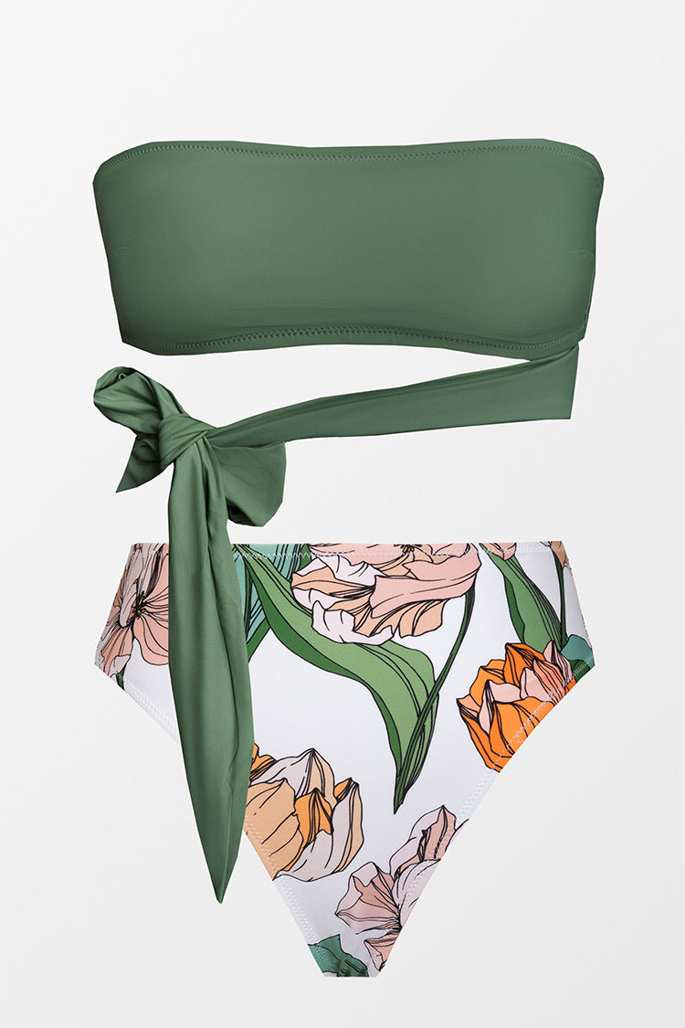 Paula Bandeau High Waisted Bikini